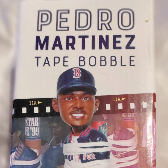 NIDB PEDRO MARTINEZ Boston Red Sox 1999 Taped To Pole MLB Bobblehead - Picture 1 of 7